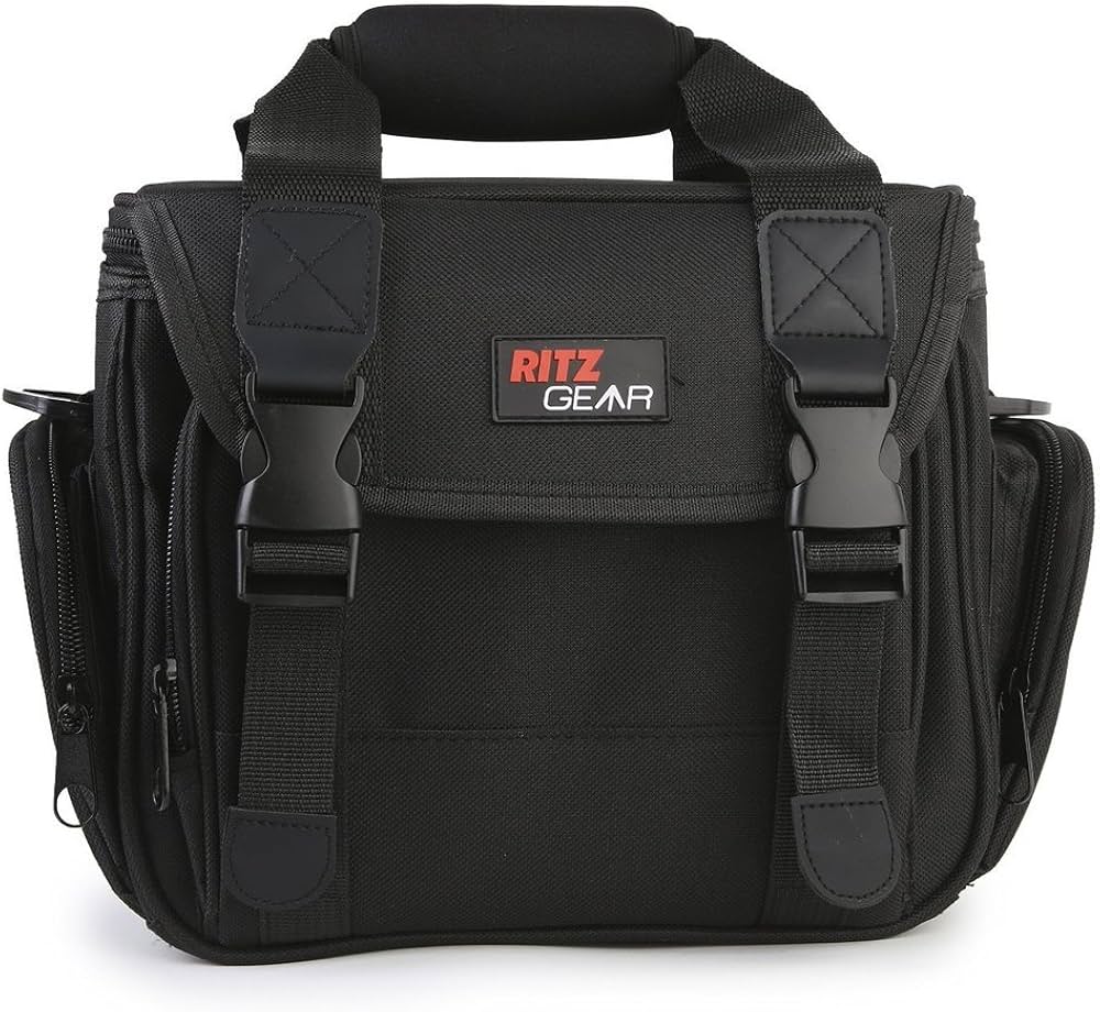 Ritz Gear 軽量/高耐久性 ポータブル SLR/DSLR カメラバックパック (ブラック) ggw725x Ritz Gear 軽量/高耐久性 ポータブル SLR/DSLR カメラバック